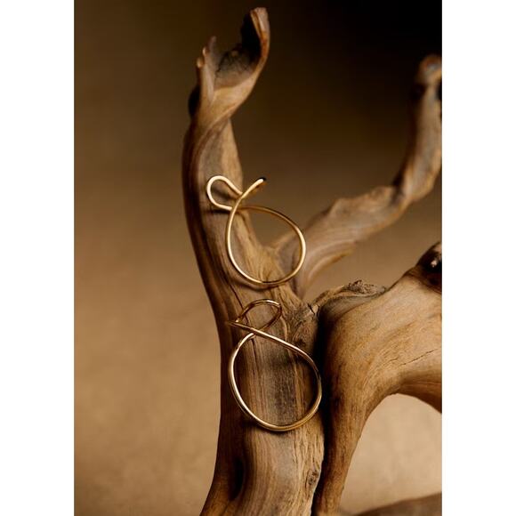 Sezane Tessa Earrings - Gold - ear cuff - Picture 3 of 8